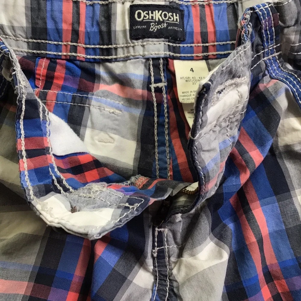 OshKosh Boys Bottom Bundle of 2 Shorts Track Pants size 4